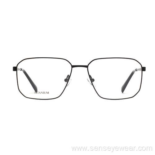 High End Unisex Titanium Optical Eyeglasses Frame Eyewear